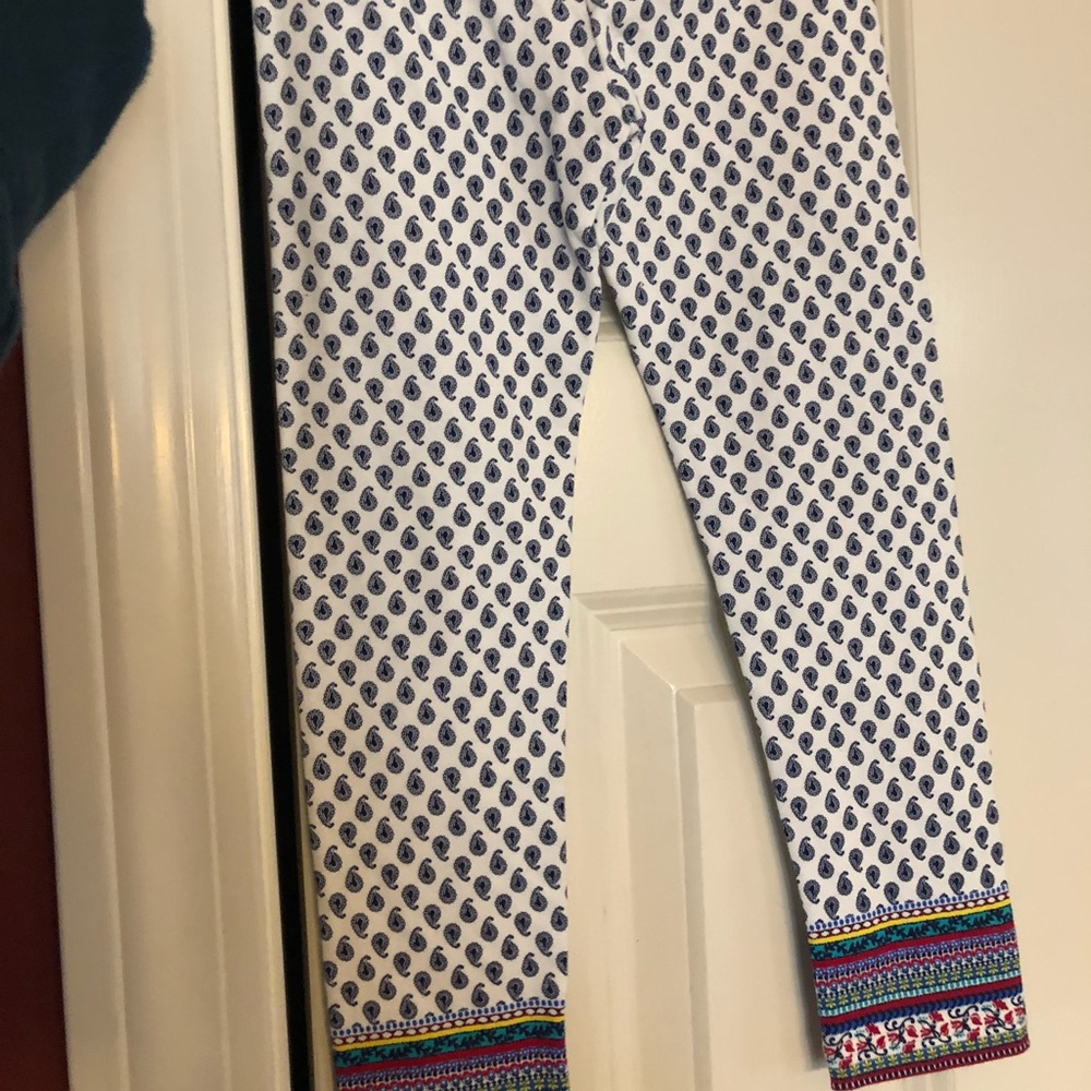 Toddler girls 2 pair leggings and a blouse shirt
